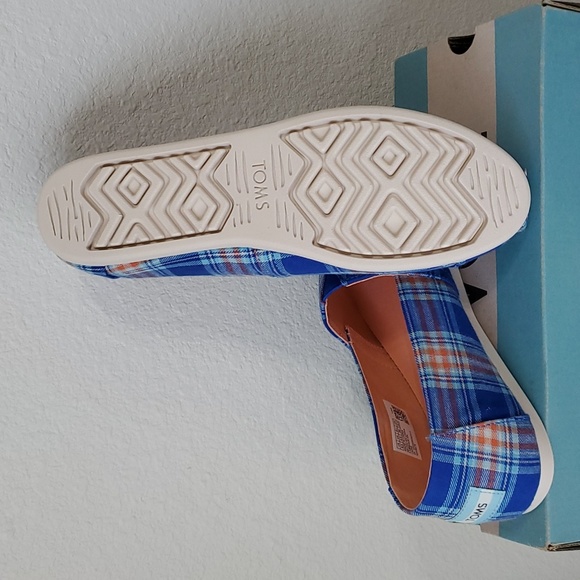 *New* Toms Alpargata plaid - Picture 2 of 7